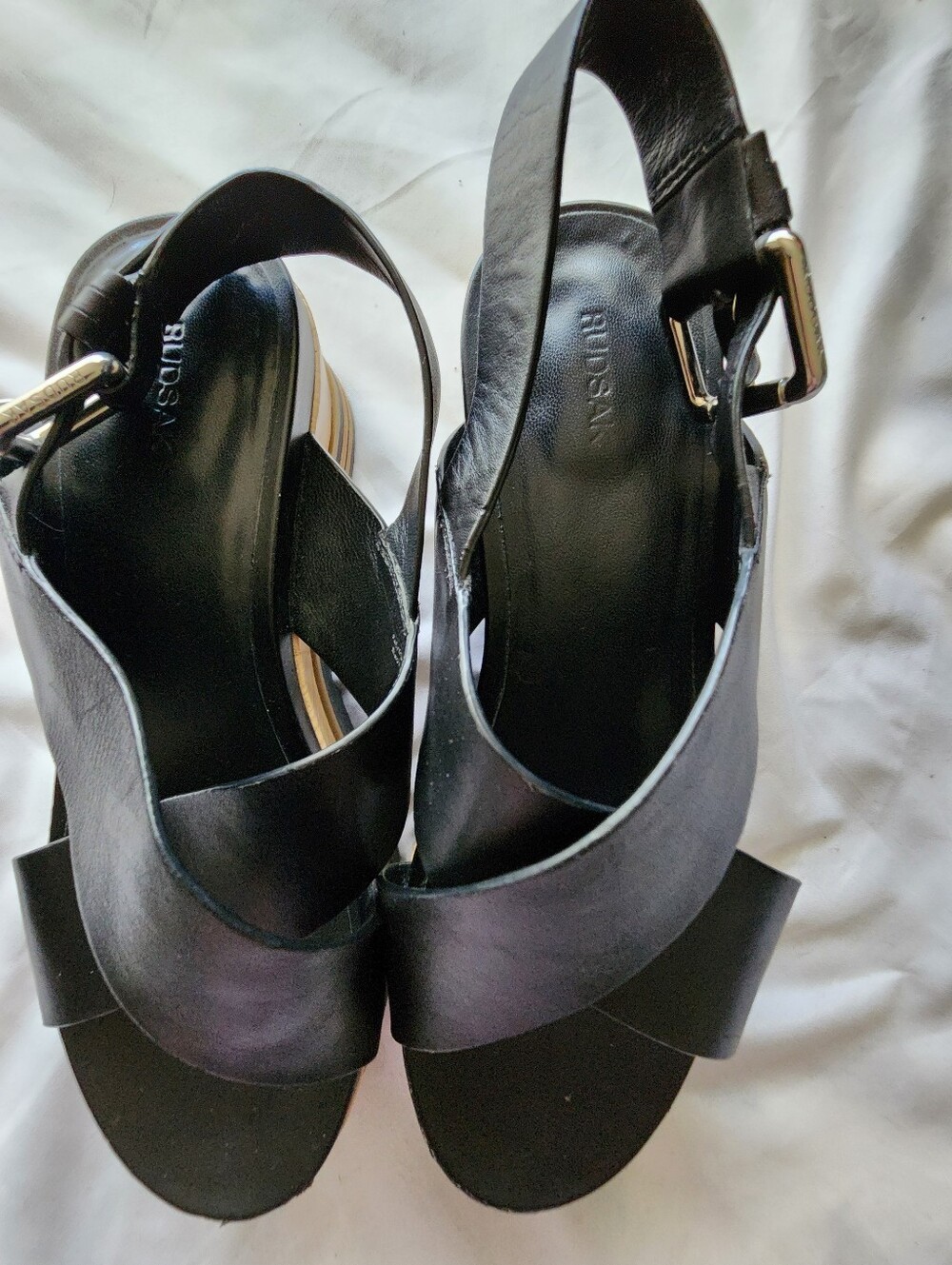 Rudsak Black Platform Sandals. Size 37